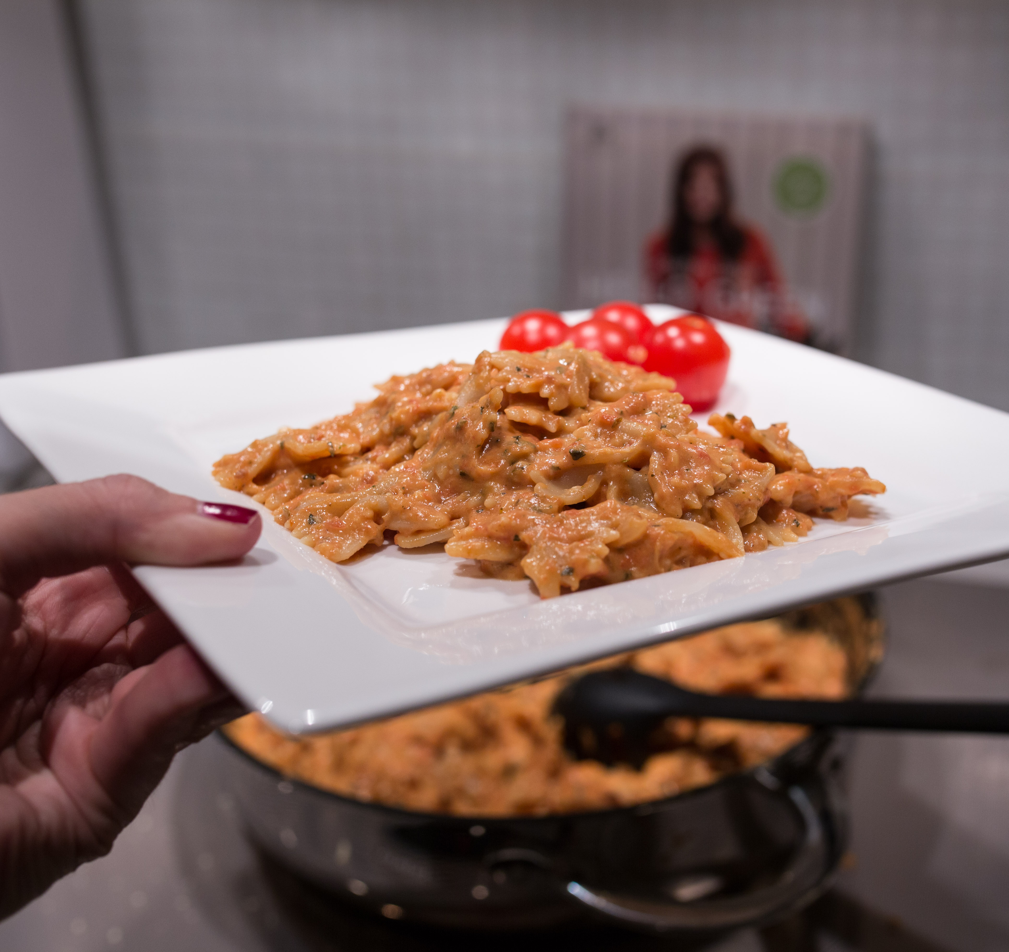 Veckans vego: Pasta med krämig tomatsås med grädde och ost! - Lindaz  -Bloggare i Malmö